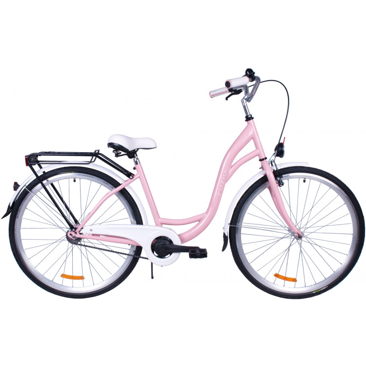 Mestský bicykel 28 Fuzlu City S-1 púdrová ružová Mestský bicykel 28 Fuzlu City S-1 púdrová ružová